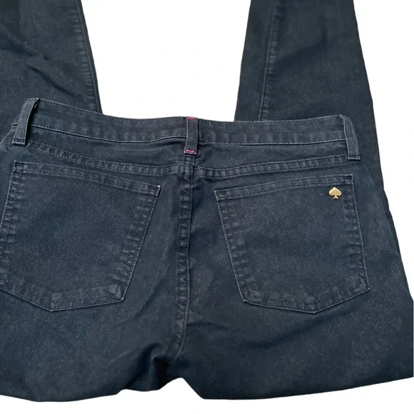 Kate Spade women's size 28 dark blue denim cropped jean EUC - Picture 6 of 6